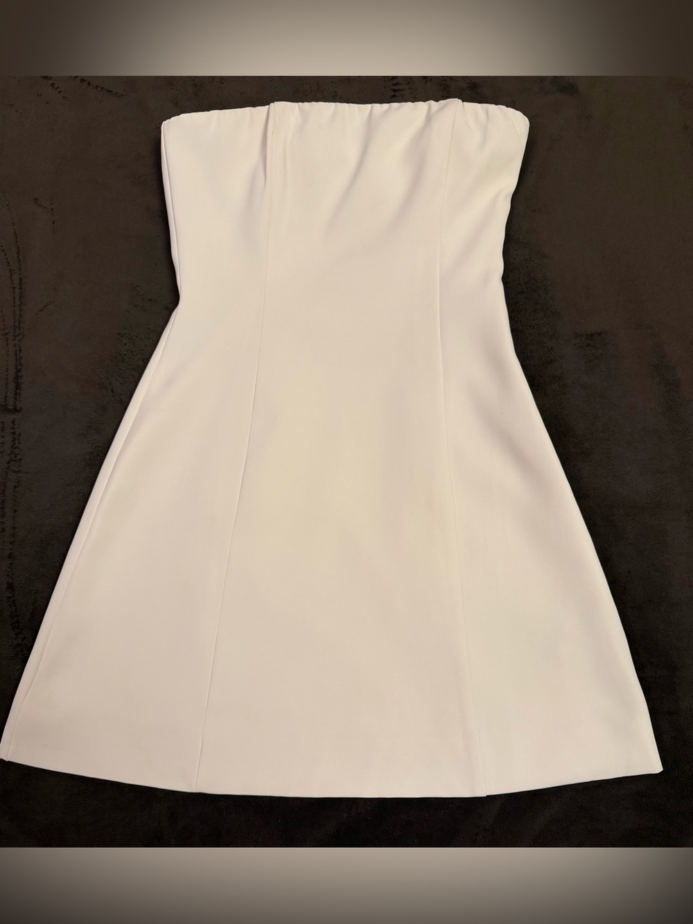 Peppermayo Ayanna Strapless Mini Dress Ivory White Size US 0/EU 32, NEW